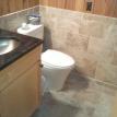 new tile, granite, faucet, & sink in Elk Rapids bathroom remodel