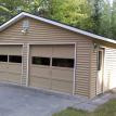 new siding and paint on Elk Lake garage in Kewadin